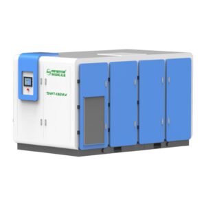 Купить Двухступенчатые безмасляные винтовые компрессоры с частотным преобразователем